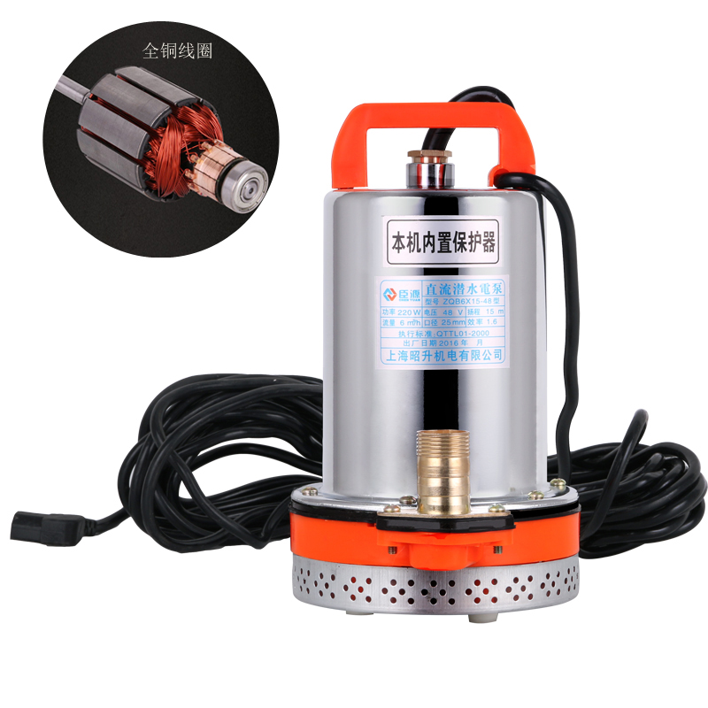 12V24V48V60伏直流潜水泵